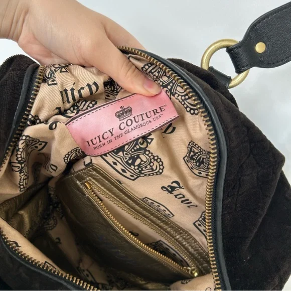 RARE Vintage Juicy Couture Velour Purse - Picture 12 of 16